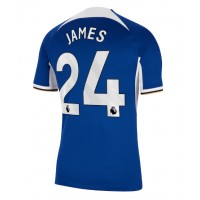 Camisa de Futebol Chelsea Reece James #24 Equipamento Principal 2023-24 Manga Curta
